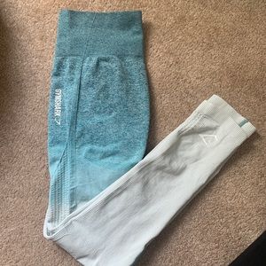 GYMSHARK blue ombré seamless